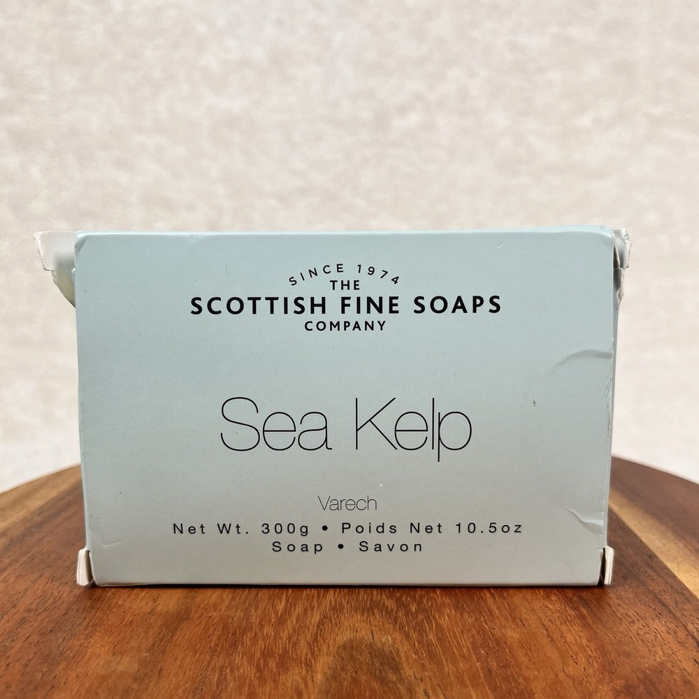 Scottish Fine Soaps Company Sea Kelp Luxury Soap‎ Bar 300g | 10.5oz NEW In Box